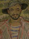 Van Gogh  Ritratto di giovane contadino (Il giardiniere) 1888